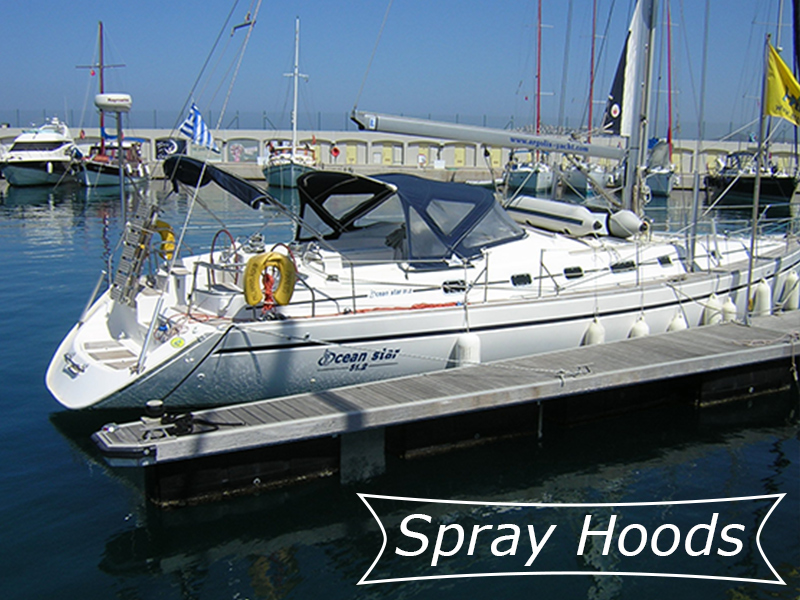 StarSails Sailmaker Lavrio Athens Greece. Spray Hoods New/Repair
